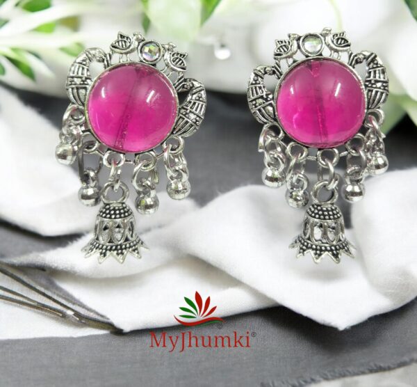 Oxidised Jhumka Earring For Women